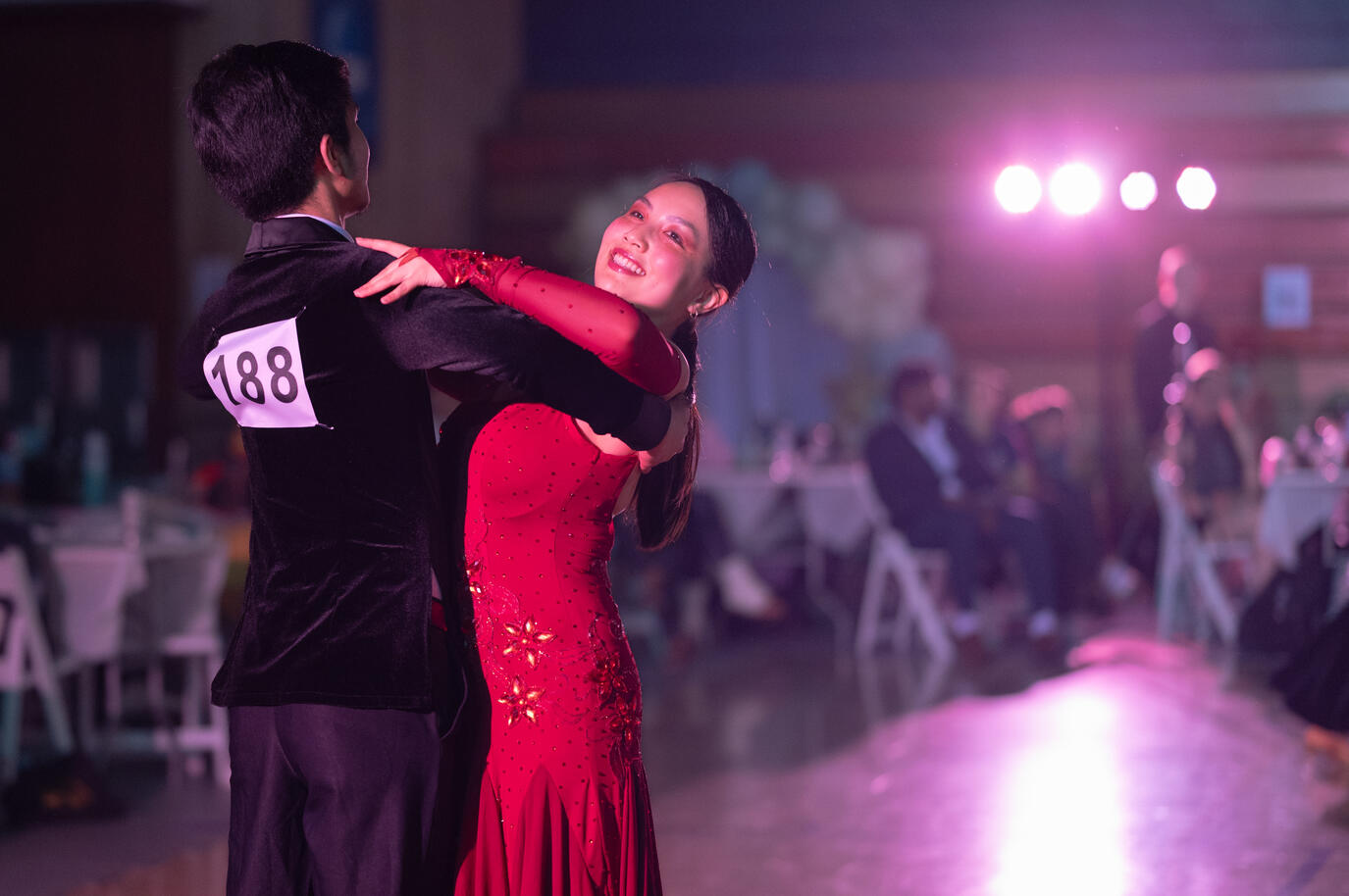 Student ballroom dance performance